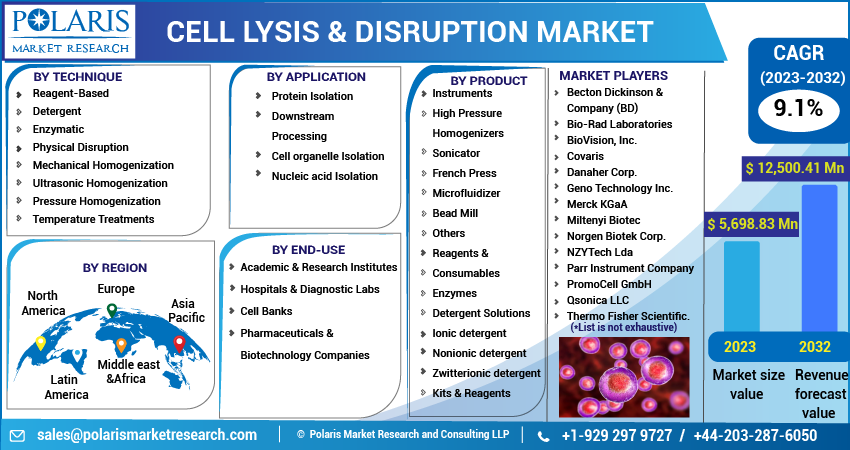 Global Cell Lysis & Disruption Market Share, Size
